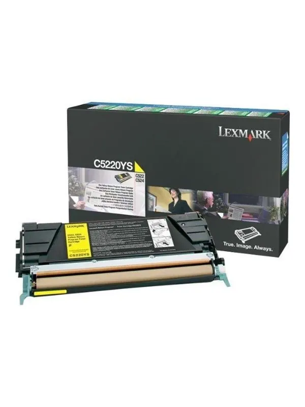 Lexmark C5220YS Toner Yellow - Tonerkassett Yellow