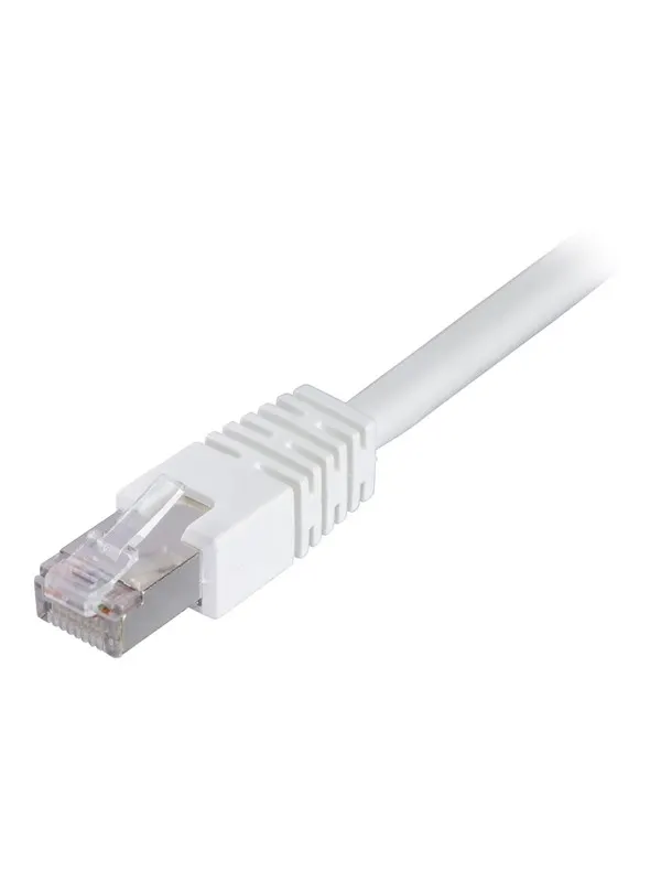 Deltaco LAN CAT 6 - F/UTP - Vit - 1m