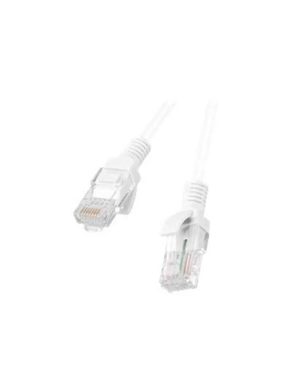 Lanberg patch cable - 3 m - white RAL 9010 - Vit - 3m