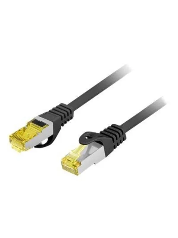 Lanberg patch cable - 50 cm - black RAL 9004 - Svart - 0.5m