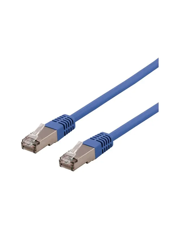 Deltaco patch cable - 30 cm - blue - Blå - 0.3m