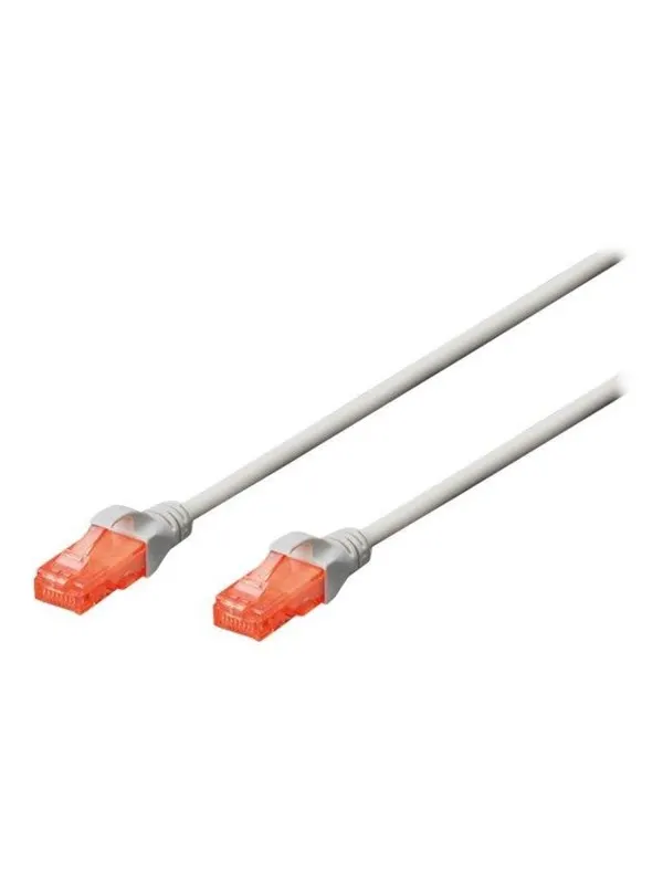 DIGITUS Professional patch cable - 50 cm - grey - Grå - 0.5m