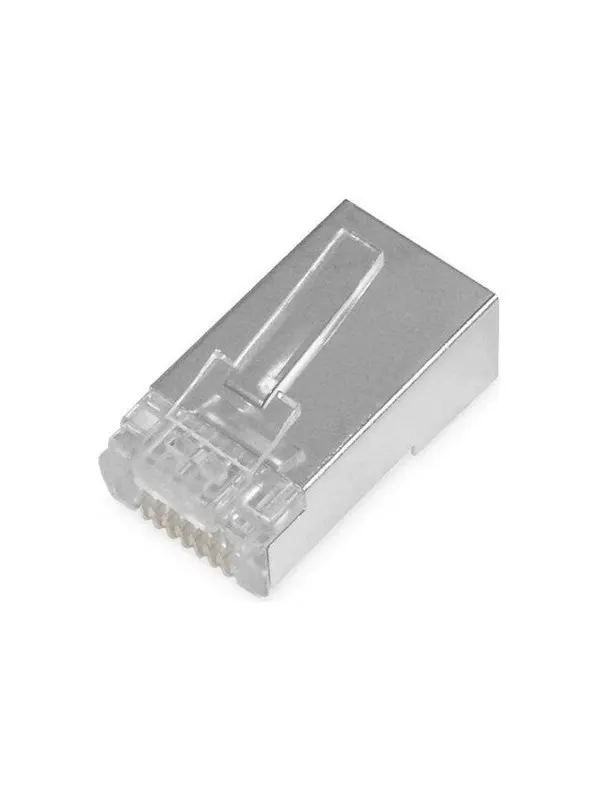 DIGITUS network connector - clear - Silver