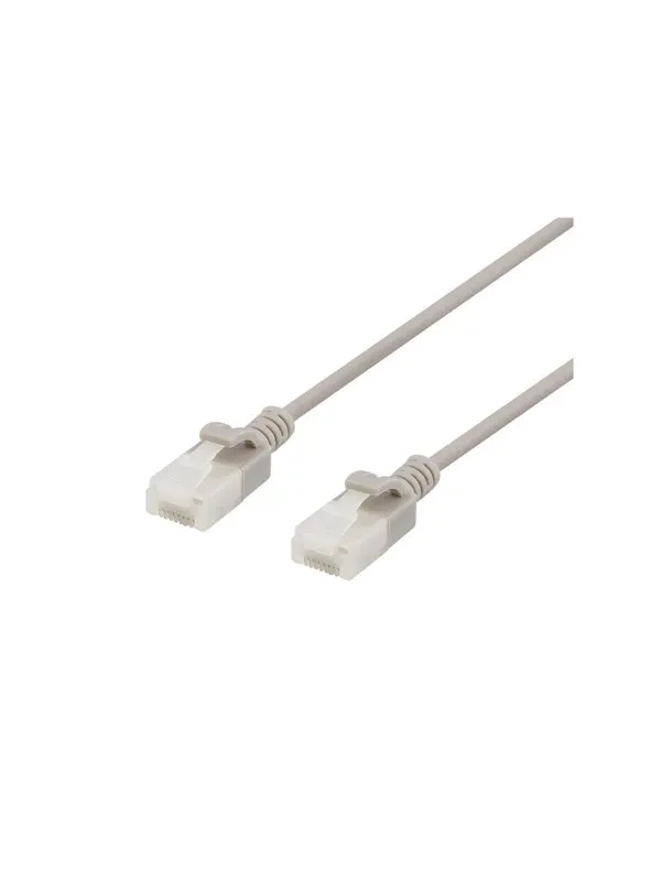Deltaco patch cable - 3 m - grey - Grå - 3m