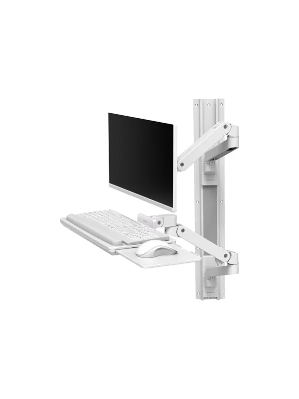 Ergotron LX Pro mounting kit - for LCD display / keyboard / mouse - white