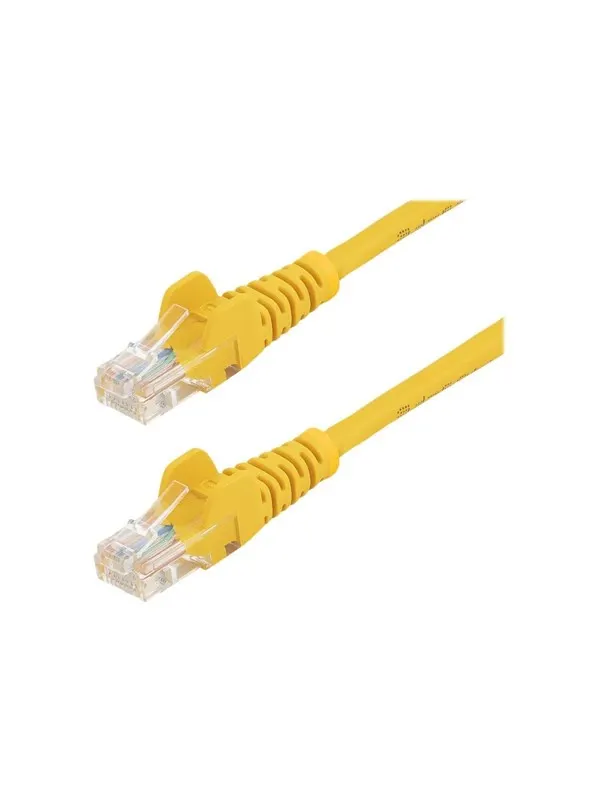 StarTech.com 0.5m Yellow Cat5e / Cat 5 Snagless Ethernet Patch Cable 0.5 m - patch cable - 50 cm - yellow - Gul - 0.5m
