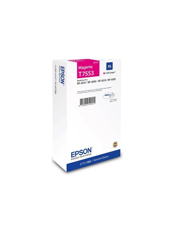 Epson T7553 - XL - magenta - original - ink cartridge