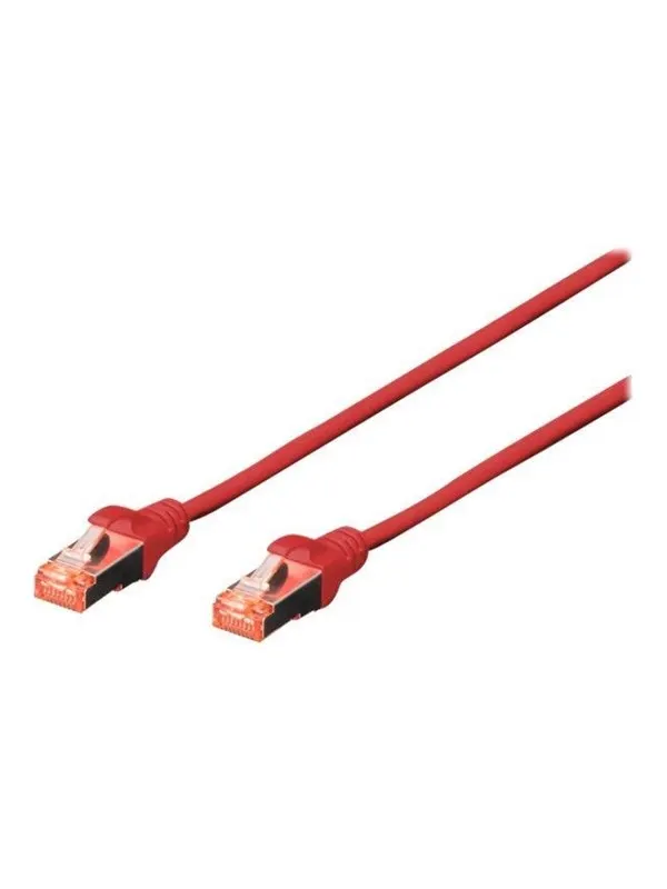DIGITUS Professional patch cable - 5 m - red - Röd - 5m