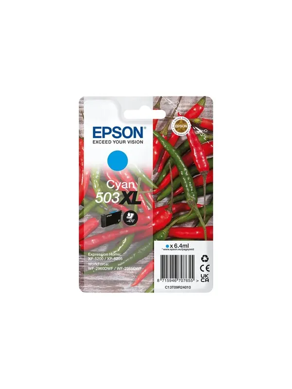 Epson 503XL - cyan - original - ink cartridge