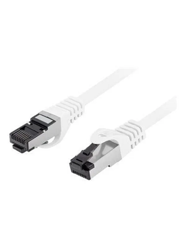 Lanberg patch cable - 25 cm - white - Vit - 0.25m