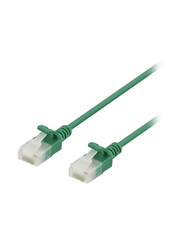Deltaco patch cable - 3 m - green - Grön - 3m