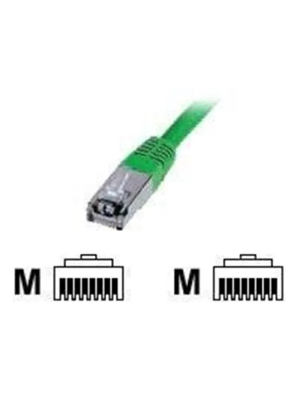 DIGITUS Premium - patch cable - 0.5 m - green - Grön - 0.5m