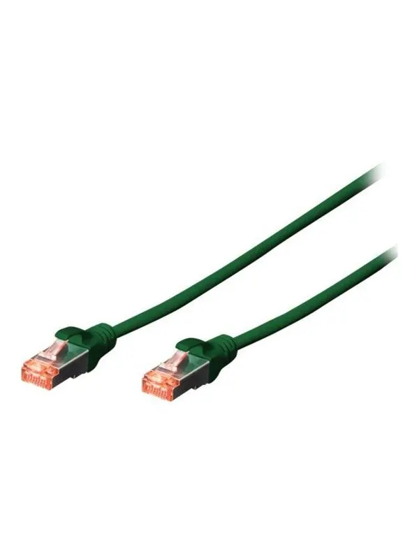 DIGITUS Professional patch cable - 5 m - green - Grön - 5m