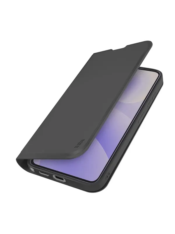 SBS Wallet Smooth Case for Samsung Galaxy S26 Ultra with Flip Cover - Black