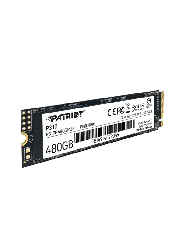 Patriot P310 SSD - 480GB - PCIe 3.0 - M.2 2280