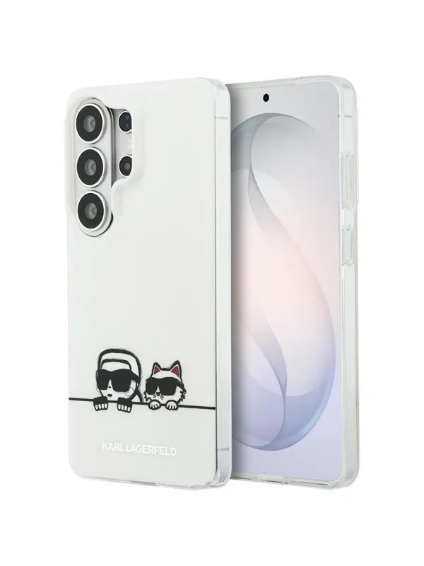Karl Lagerfeld IML Peekaboo Karl&amp;Choupette MagSafe Case for Samsung Galaxy S26 Ultra - Transparent