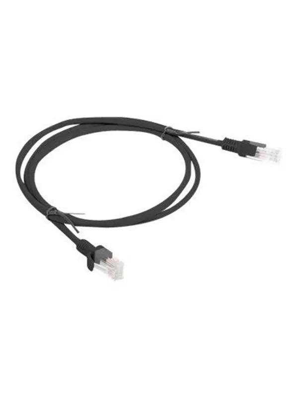 Lanberg patch cable - 1 m - black RAL 9004 - Svart