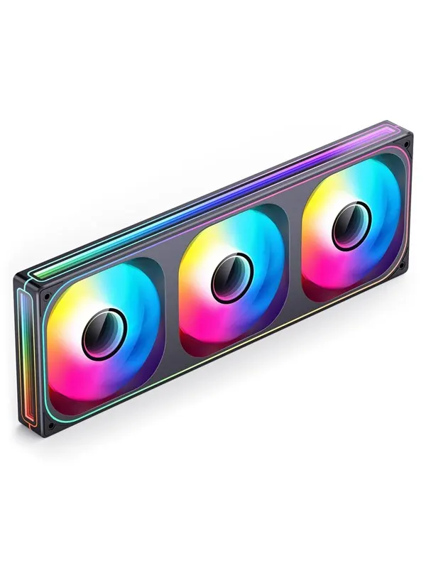 Jonsbo ZB-360 - Reverse Blade - Chassi fläkt - 360mm - Svart med RGB LED - 31 dBA