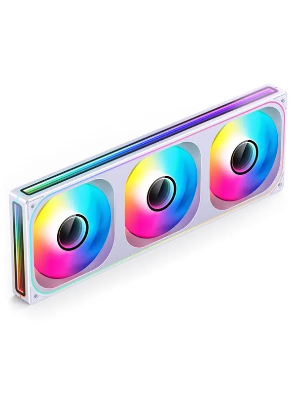 Jonsbo ZB-360 - Reverse Blade - Chassi fläkt - 360mm - Vit med RGB-ljus - 31 dBA