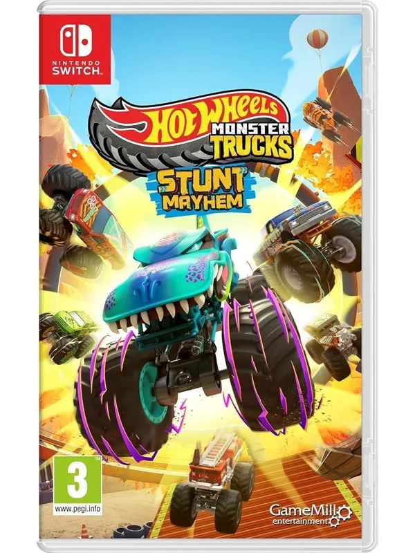 Hot Wheels Monster Trucks: Stunt Mayhem (Deluxe Edition) - Nintendo Switch - Racing