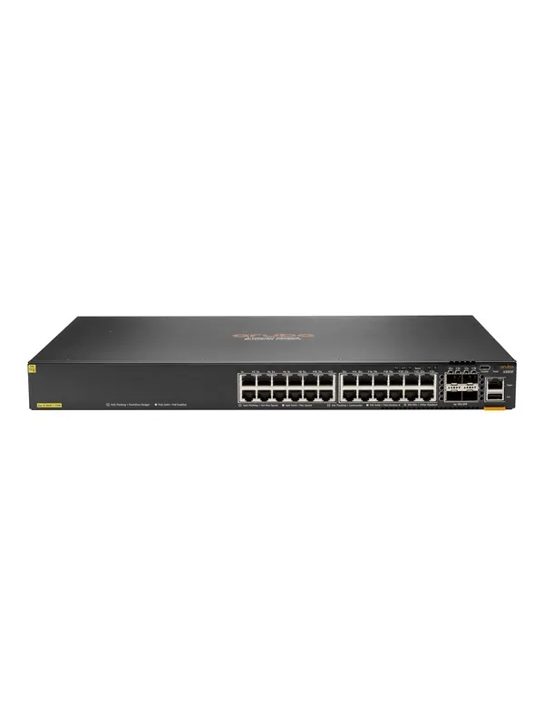 Hewlett Packard Enterprise HPE Aruba Networking CX 6200F 24G 4SFP Switch
