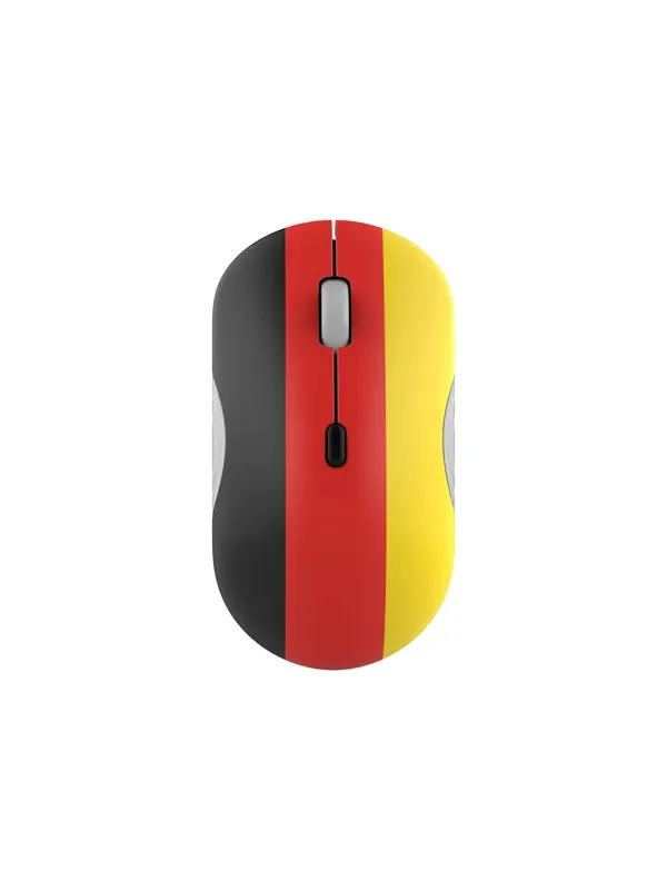Lenovo 350 - Fan Edition - Germany - mouse - Bluetooth 5.3 - Mouse - Optic - 6 knappar - Yellow