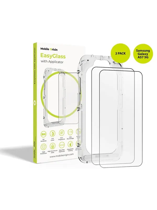 Mobile Origin EasyGlass with Applicator Samsung Galaxy A57 5G - 2 pack