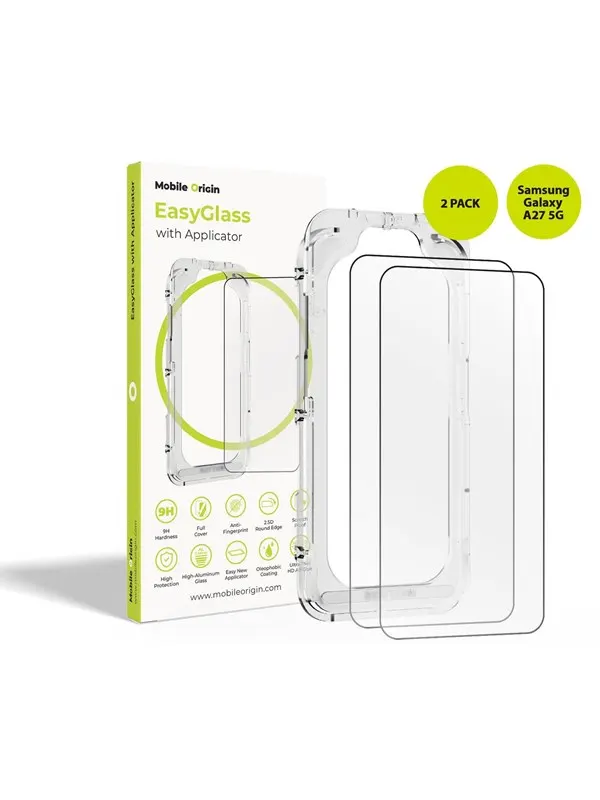 Mobile Origin EasyGlass with Applicator Samsung Galaxy A27 5G - 2 pack