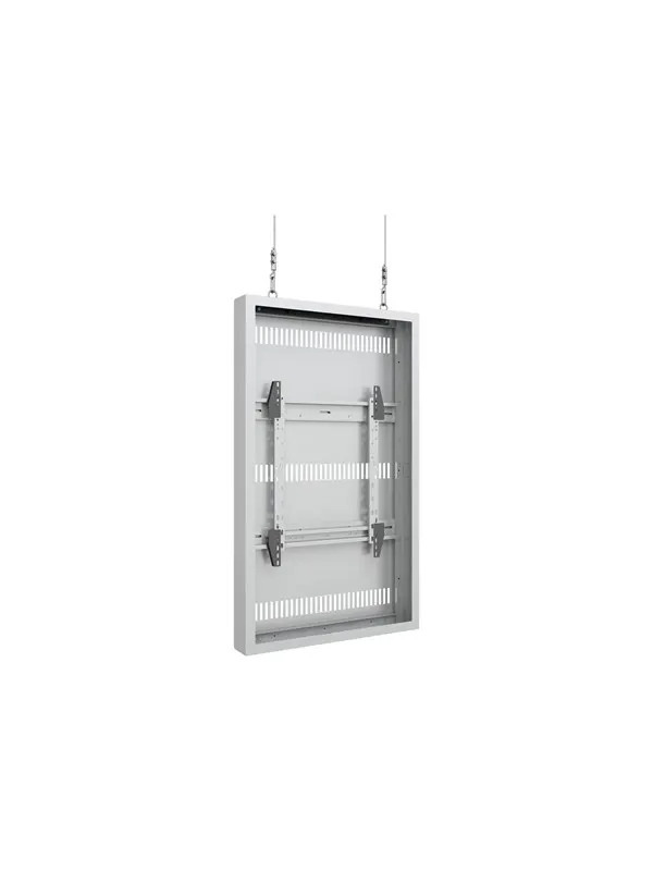 Multibrackets M Pro Series enclosure - medium - for flat panel - high brightness wire - white - Max 50 kg - recommended for 49"