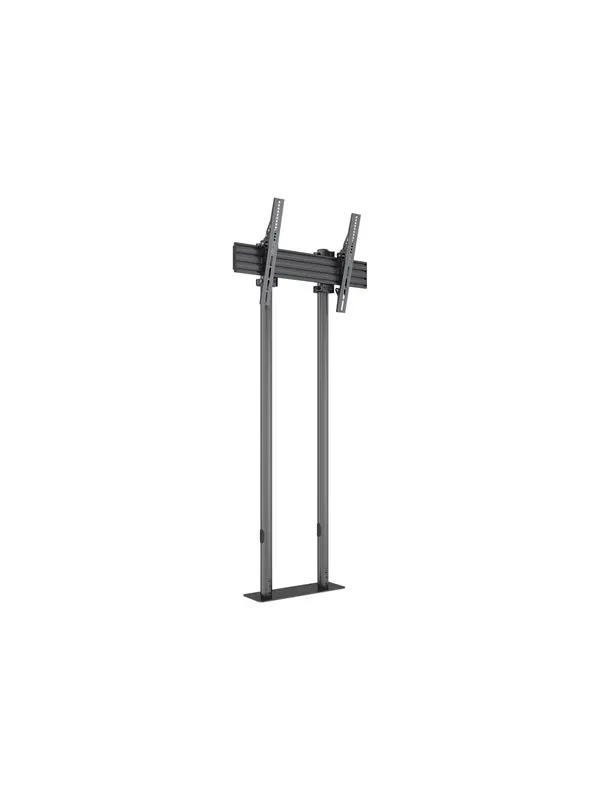 Multibrackets M Pro Series mounting kit - for flat panel - dual pole - black - Max 75 kg - recommended for 90"