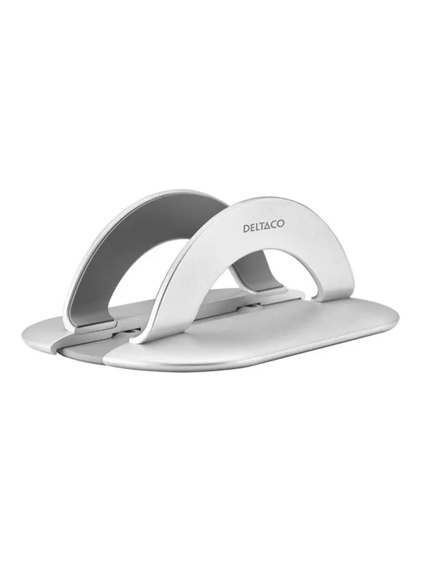 Deltaco - notebook stand - vertical aluminum up to 5 kg 12 - 42 mm