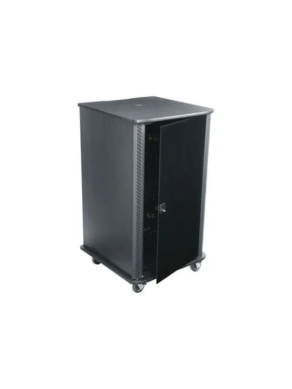 Middle Atlantic RFR Series cart - for audio/video components - grained ebony - Max 158.8 kg - recommended for