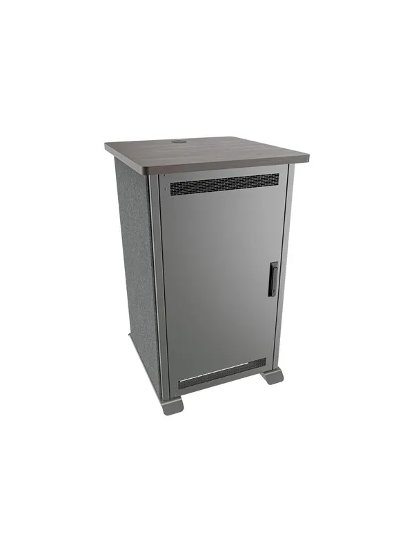 Middle Atlantic Forum cart - asian night charcoal grey graphite - TAA Compliant - Max 136 kg - recommended for