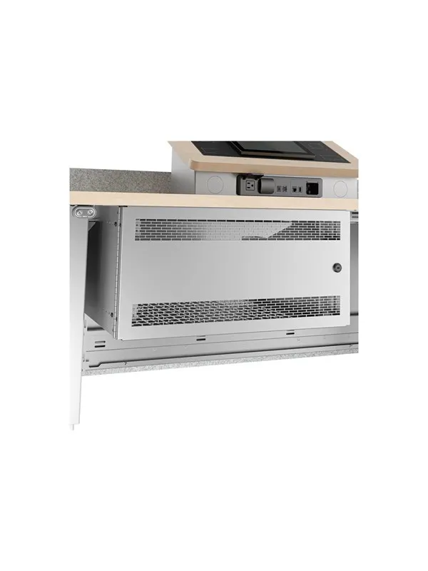 Middle Atlantic Forum rack - for AV System - 6RU powdercoat - magnesium - TAA Compliant - Max - recommended for