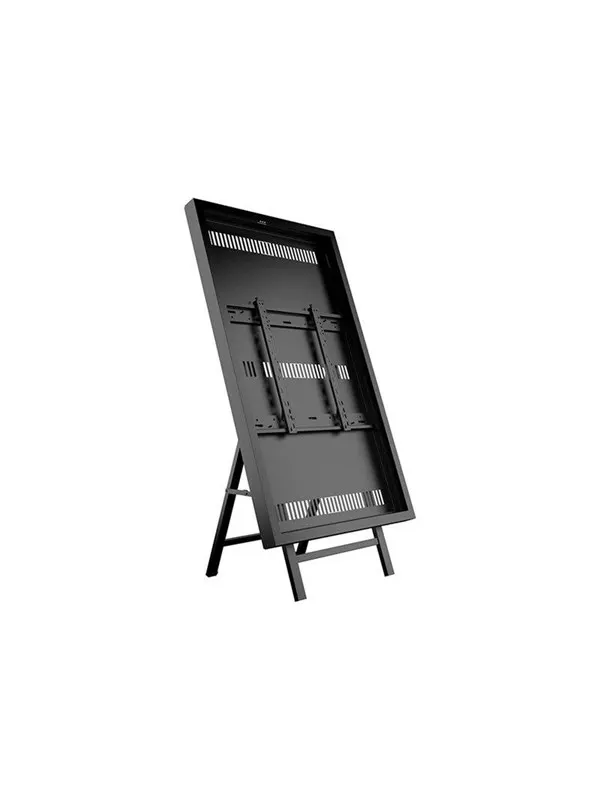 Multibrackets M Pro Series enclosure - Tilt and Roll - for flat panel - slim - black - Max 50 kg - recommended for 55"