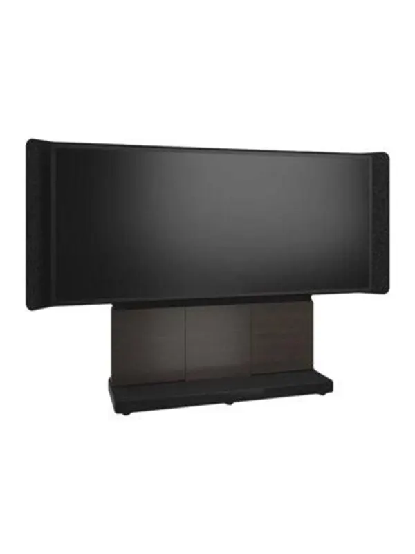 Middle Atlantic Forum stand - for LCD display / video conferencing system - 66" 3 bay dark finish - asian night charcoal grey black - TAA Compliant - Max 102 kg - recommended for 105"