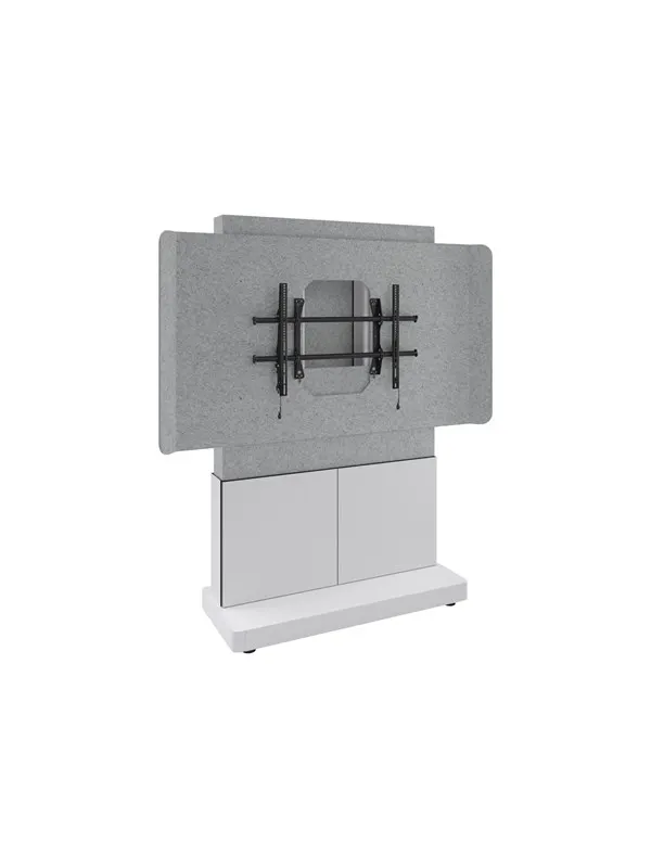 Middle Atlantic Forum stand - for display stand - 3 bay light finish - designer white white silver grey - TAA Compliant - Max - recommended for