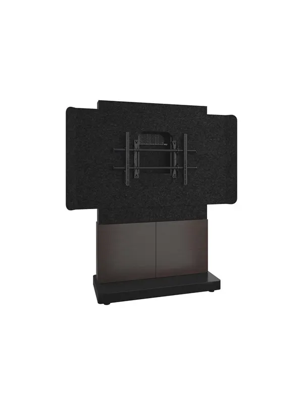 Middle Atlantic Forum stand - for LCD display / video conferencing system - 48" 2-bay dark finish - asian night black charcoal grey - TAA Compliant - Max 68 kg - recommended for 65"