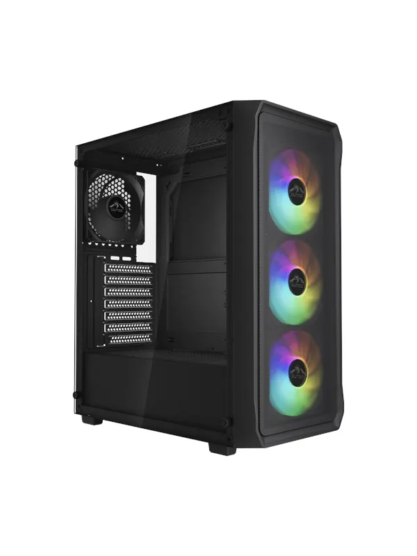 DUTZO C322 Mesh ARGB - Chassi - Miditower - Svart