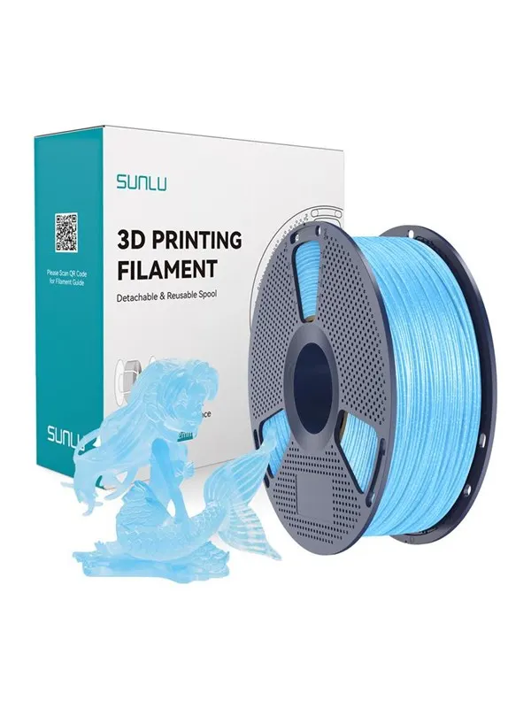 Sunlu PLA Filament - Shiny Blue