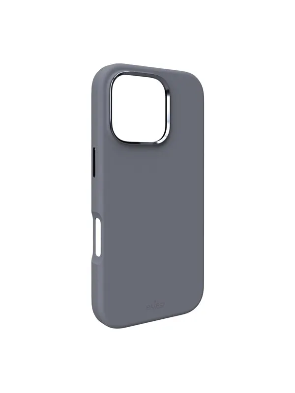 Puro Icon Mag Pro MagSafe Silicone Case for iPhone 16 Pro - Dark Gray