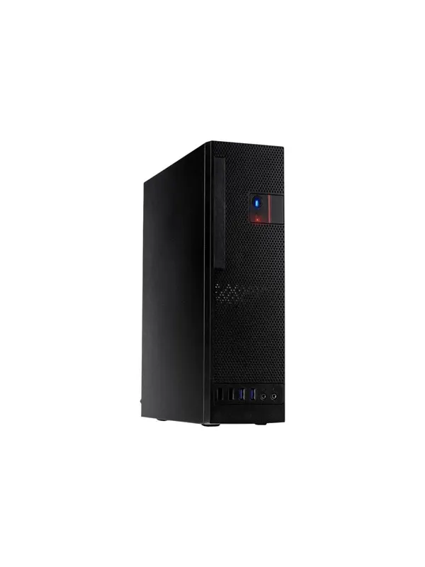 Inter-Tech S-331 - Chassi - Desktop slimline - Svart