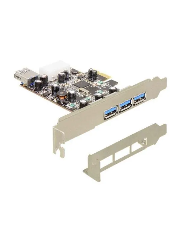 DeLOCK PCI Express Card > 3 x extern + 1 x inte