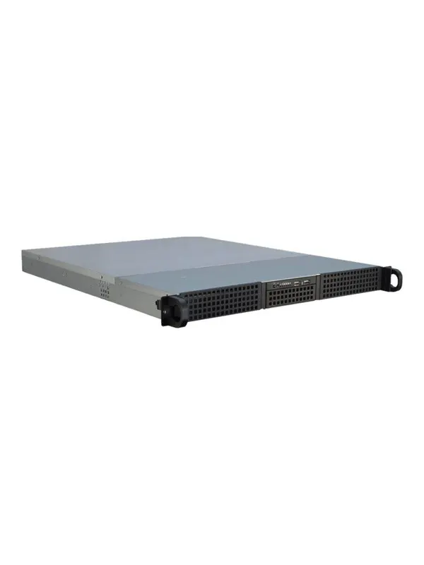 Inter-Tech IPC 1U-10255 - Chassi - Server (Rack) - Svart