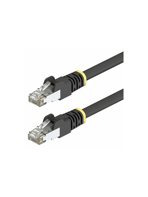 StarTech.com Startech patch cable - 15 m - black - Svart