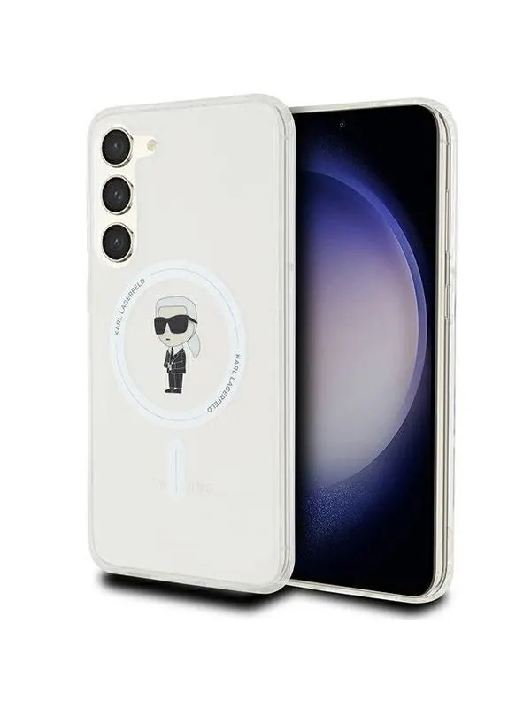 Karl Lagerfeld IML Ikonik MagSafe case for Samsung Galaxy S23+ - transparent