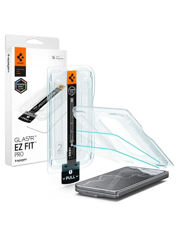 Spigen Glass tR EZ Fit Pro 2 Pack - Google Pixel 11 Pro Fold