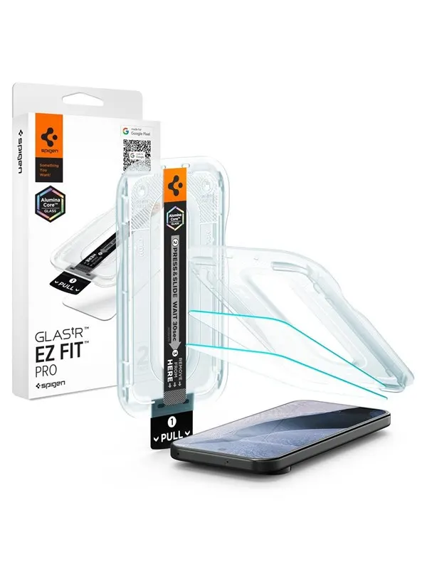 Spigen Glass tR EZ Fit Pro 2 Pack - Google Pixel 11 Pro XL