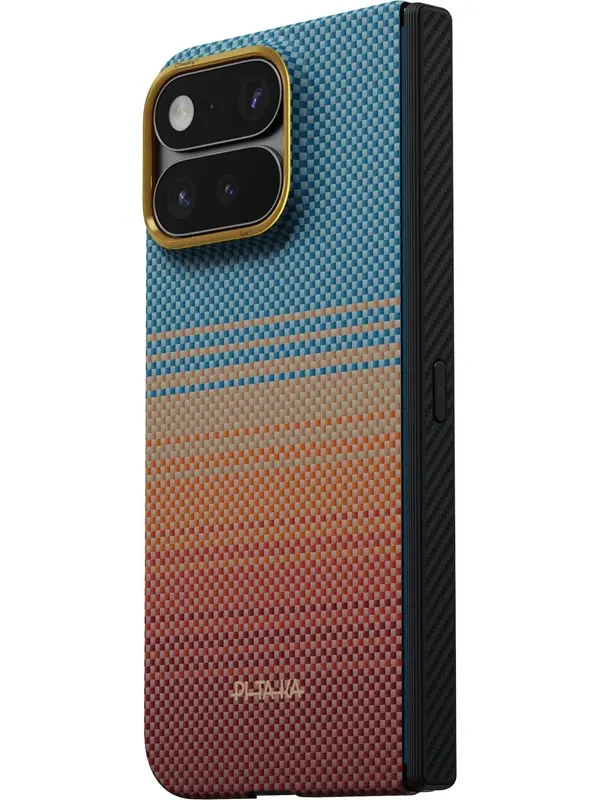 PITAKA Edge Case - Back Cover with ctr.Axis - California Dream Sunset 2.0 - Google Pixel 11 Pro Fold
