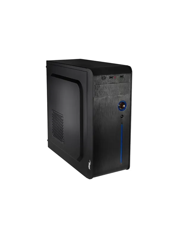 Akyga AK939BL - mid tower - ATX - Chassi - Tower - Svart